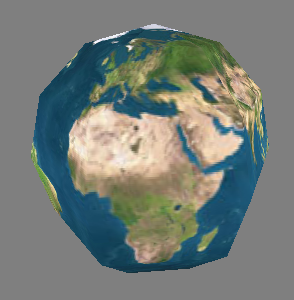 Sample Procedurally-Generated Sphere (6 slices, 6 stacks)