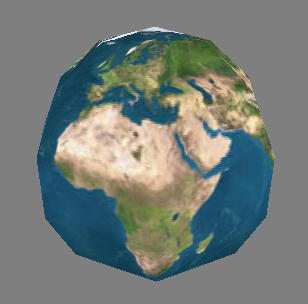 Sample Procedurally-Generated Sphere (7 slices, 7 stacks)